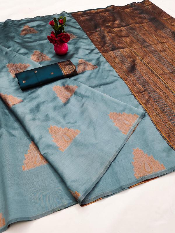Silpy 7009 Casual Fancy New Banarasi Silk Saree Collection